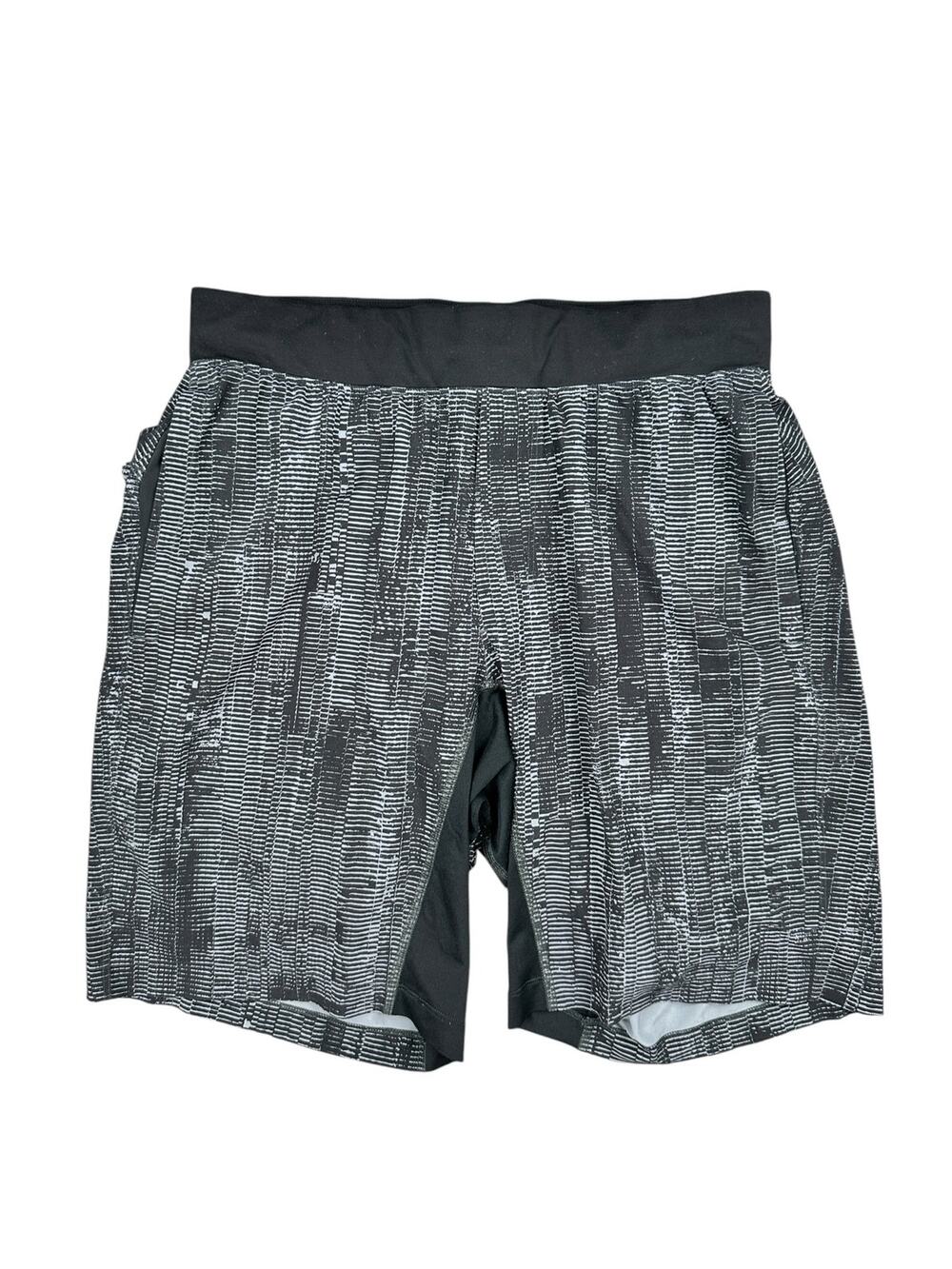 Lululemon T.H.E. Short 9 Inch Lined Athletic Shorts Matchstick Asphalt — Small